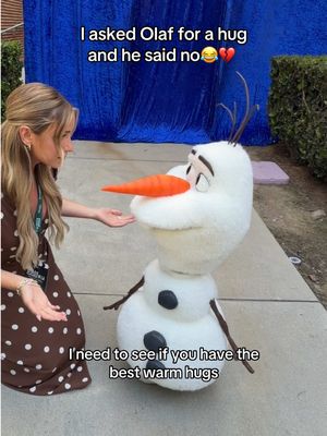 I will never recover from this #olaf #frozen #disney 