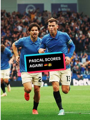 #PascalGross can’t stop scoring! 🔥 #BHAFC #Arsenal