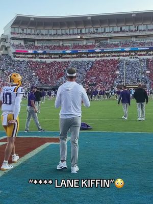 Ole Miss students chant at Lane Kiffin😬 #CollegeFootball #LaneKiffin #LSU #OleMiss