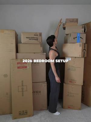 2026 elevated bedroom setup  #asmr #interiordesign #homefinds 