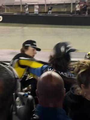 A wild scene on pit road.  #NASCAR #CarsonHocevar #RyanBlaney 