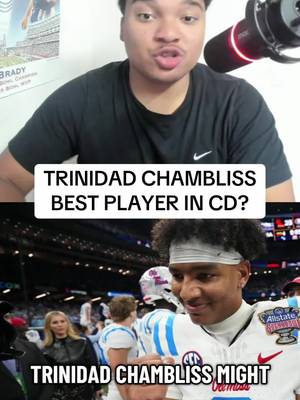 Trinidad Chambliss 🔥🏈 Best player in college football?👀 #CollegeFootball #trinidadchambliss #football #olemiss #lsu