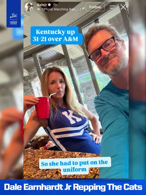 Much Love @Dale Earnhardt Jr 🔥 • • • • #BBN #BigBlueNation #CatsBy90 #WeAreUK #KentuckyWildcats 