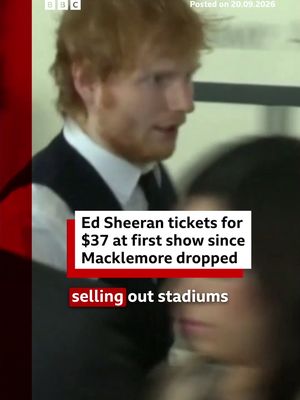 Ed Sheeran apologised to fans at the gig in Philadelphia for making "mistakes" as he opened his first show since Macklemore was dropped from his tour for making pro-Palestinian remarks on stage. #EdSheeran #Macklemore #Gaza #Philadelphia #EdSheeranTour #BBCNews