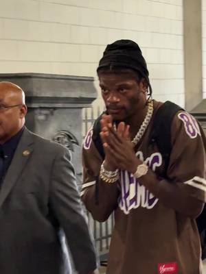 Lamar’s ready 🔥 #ravens #nfl 