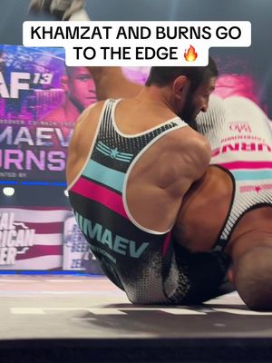 POV: you’re matside at KHAMZAT VS. BURNS at #RAF13 #wrestling #RAF #khamzat #gilbertburns 