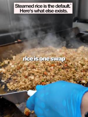 Most people stick to the standard white rice base without realizing there are flavor upgrades available. 🥢 Our Garlic Butter Fried Rice adds a rich, savory depth that absorbs all the extra house-blended sauce perfectly.  Trying a different base combination is the easiest way to refresh your favorite bowl order. ✨ Customize your base order directly via bowlsofrice.com. #bowlsofrice #bowlsofricehouston #houstontx🚀 #thirdward #blodgettfoodhall #houstontx