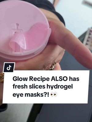 WE WERE CASUALLY HANGING OUT ON SUNDAY WHEN THIS PACKAGE JUST SHOWED UP ON OUR DOORSTEP FROM @Glow Recipe  👀 The full name of this product is Glow Recipe’s Exopeptide Caffeine Brightening and Depuffing Fresh Slices Eye Mask. (Thank you Glow Recipe for the PR!!) Now these are our first impressions however, couldn’t help but immediately think of the latest @Fenty Skin video that showcases a packaging innovation that looks exactly the same as this! That doesn’t mean that what’s inside is the same though, and they do both seem to be hydrogel. So I’m excited to dive into the ingredients a bit deeper. Couldn’t help but wonder though about the question I left asking at the end of our video… Do you care if a brand brings something first to market, or do you care more about how well it works?  more soon Beauty Queens! #skincare #glowrecipe #eyemask #fentyskin #thelipsticklesbians 