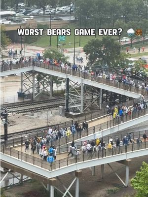 Rained all day, Bears lose, and Caleb got hurt. Worst game in Bears history? Sound off 👇🌧️🐻 #chicagobears #bearsnation #soldierfield #chicago #nfl
