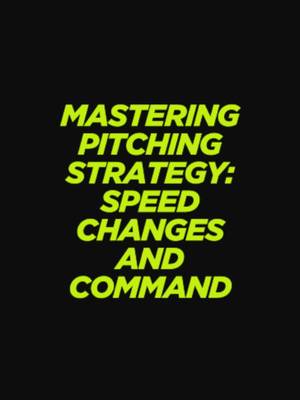 Do you think most youth and high school pitchers are being taught how to actually change speeds effectively or are they still just being told to hit their spots? #betonme #drivelinesoftballpodcast #clips