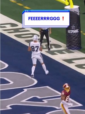 FEEEERRRRGGGG 😤 📺: #WASvsDAL on FOX 📲: Stream on NFL+   #DallasCowboys #JakeFerguson #highlight #football 