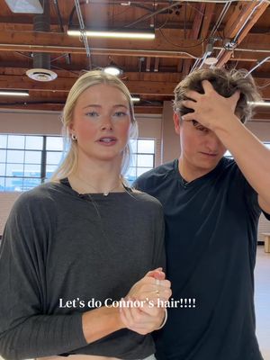 Should he do this hair for our tango?!?! @Connor Wood 🐸 