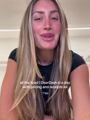 @DoorDash girl back at it #doordashgirl @Starbucks @Magnum Ice Cream 