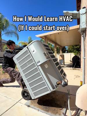 If you want to get into HVAC, start by learning the basics online.  I recommend the CourseCareers HVAC. Course. This teaches you everything you need to know about heating, cooling, and ventilation systems, plus how to troubleshoot and install them safely. It also helps you prepare for the job search and gives you the confidence to walk into a shop ready to work.  The link to their free course is in my profile. #trades #HVAC #careeradvice #careertiktok #bluecollar