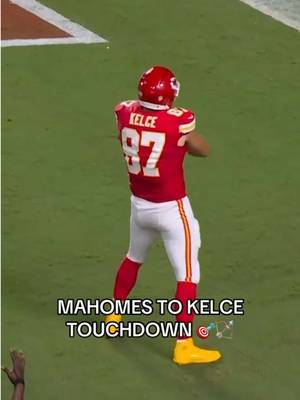 BIG YETI FIND THE END ZONE!!!!! #chiefs #touchdown #traviskelce #patrickmahomes  📺: NBC 