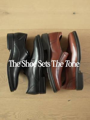 The shoe sets the tone 👞  One silhouette takes the look somewhere polished and tailored. The other keeps it relaxed, effortless, and understated. Same wardrobe. Different foundation. Because sometimes, the best way to build an outfit is to start from the ground up.  @ECCO #ecco 
