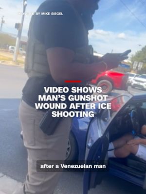 Eyewitness videos shared with CNN show the gunshot wound in a Venezuelan man’s back, in the immediate moments after an ICE officer shot him in Austin, Texas, on Sunday. Federal authorities have not yet said what led up to the shooting.