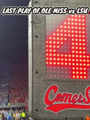 What a GAME in Oxford  Subscribe for more BTS content #olemiss #rebels #hottytoddy #sec #cfb 