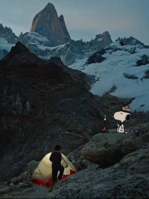 snoopy and i exploring the world #snoopy #cinema 