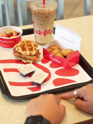 Waffle you waiting for? 😉🧇 Chicken & Waffles are here to enjoy for breakfast, lunch, or dinner for a limited time ❤️. 