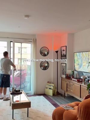 Romanticising a slow morning, no exceptions 🌤️ some days just deserve the slow version #slowmorning #apartmenttherapy #homeinspo #midcenturymodern #cosyhome 