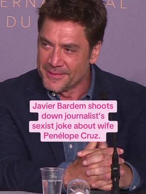 HE DIDN’T EVEN STUTTER.  📸: Getty  #JavierBardem #PenélopeCruz