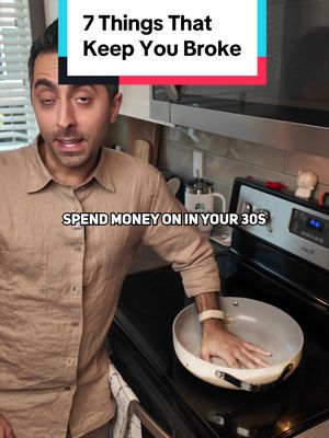 7 things to never spend money on in your 30s to avoid being broke in your 40s. @scrubdaddy, putting my money where the dishes are😂🧽 #finance #PersonalFinance #money #investing