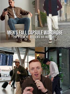 Fall 🤝 capsule wardrobe.  #mensfashion #mensstyle #mensstyleguide 