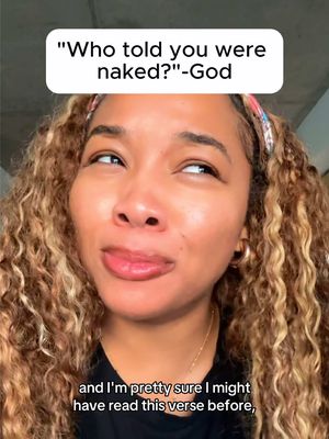 This shook me to my core so I just had to share. WHO TOLD YOU, YOU WERE NAKED?! #faith #christian #foryou #God 
