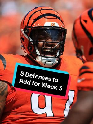 These 5 defenses could win your week in week 3! #fantasyfootball #defense #fantasydefense #packers #bengals 