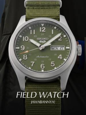 Simple. Versatile. Ready for every adventure. ⌚ Seiko 5 Sports Field hadir dengan desain field watch terinspirasi gaya militer, LumiBrite untuk visibilitas tinggi, dan water resistance hingga 100 meter. Built to go wherever you do. #seiko #seikoid #5sports #fieldwatch #watchrecommendation