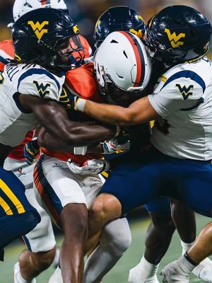 Ranked win in Morgantown 𝙎𝙤𝙪𝙩𝙝 📈 #wvufootball #dukesmayoclassic #charlotte #countryroads 