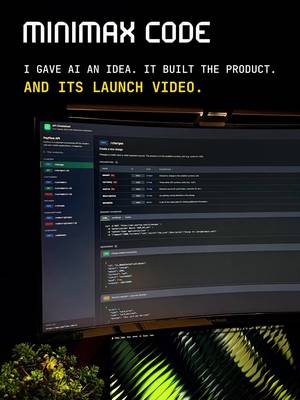 COMMENT “MINIMAX” 👇 and I will send you the link. Most AI coding demos stop once the app runs. I wanted to take the workflow one step further. I gave MiniMax Code a product idea and used it to plan, build, run and refine a working web app. Once the product was ready, I used the Video-creator Plugin with MiniMax H3 to turn it into a 10-second product demo. One idea. One workspace. Two finished outputs: → A working web product → Its launch video MiniMax Code is free to start. #reklam #MiniMax #MiniMaxCode #AI #coding 