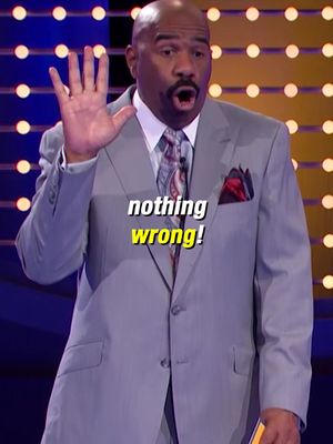 Lack of hesitation stuns @Steve Harvey! 🤯⚡️😵‍💫 Name a body part that begins with “T.”
