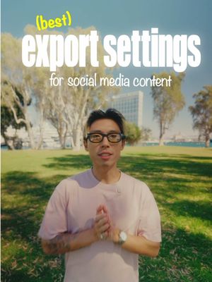 Here’s my updated export settings to get high quality videos for social media 📲 (Note: I said 12,800 kb/s accidentally but I meant 12,000 kb/s!) Be sure to save and follow for more Behind the Creative content 🫡 