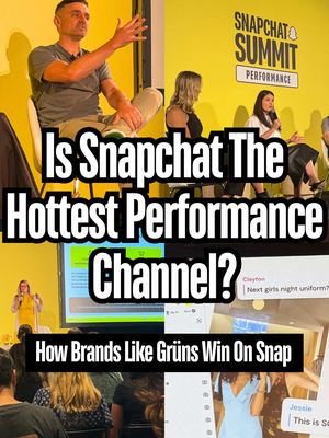 #SnapPartner Is @snapchat now the hottest marketing channel? I went to Snapchat’s Performance Summit to see how brands are actually using the platform. Because the hottest brands are crushing it by using Snap. And the biggest takeaway was how many brands are using Snap to find completely new customers. Comfrt said 79% of the customers they acquired through Snapchat were new, with 3x incremental ROAS. American Eagle is using Snap Map to drive retail lift , and Grüns is using the platform to reach customers they may not be finding elsewhere. Even Gary Vee called Snapchat a secret weapon for his clients finding new customers. Do you think Snapchat is underrated as a marketing channel? #marketing #performancemarketing 
