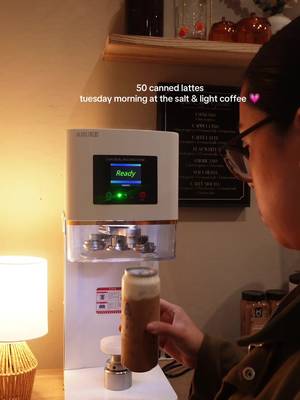 Canned latte Tuesdays at the salt and light coffee in Queen creek/ STV Arizona 💗☕️ #azcoffee #SmallBusiness #homebasedcoffee 