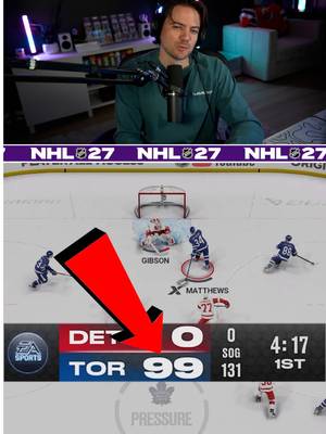 What happens when you score 100 goals in NHL 27? 🤔💯 #gaming #nhl27 #hockey