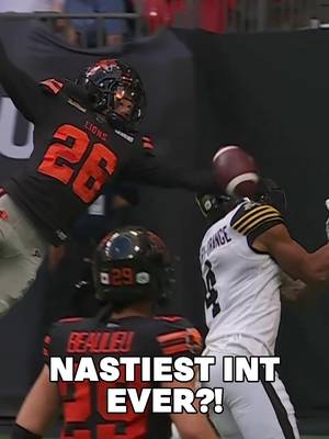 RCJ IS BACK IN BC! 💥 #cfl #football #interception