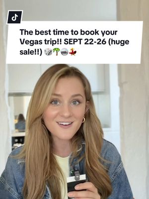 Before planning your Vegas trip you need to know about this!! Make sure you book your trip between September 22-26 and you could save a up to 60% off your trip! #vegas #vegastravel #traveldeals 