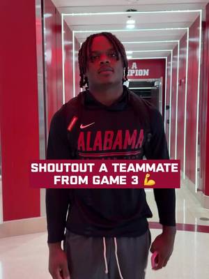 Another win, another week of shoutouts! 🗣️ #alabamafootball #rolltide @Cederian Morgan @Ezavier Crowell @QB @Justin @Jireh Edwards @Red Morgan @Austin Mack @Amari sabb @🦖 
