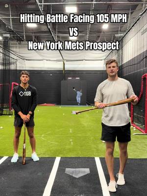 Hitting Battle Facing 105 MPH Vs New York Mets Prospect