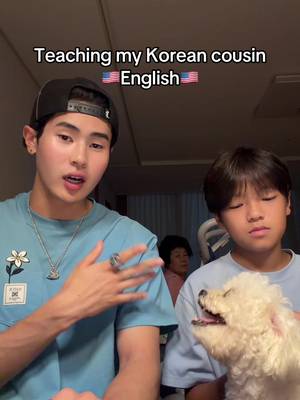 Teaching Korean kids English culture one word at a time ✌️🗣️ 