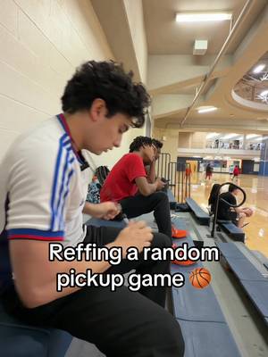 Had to put the NBA ref jersey to use. 🔥 #NBA #basketball #bball #hoops #prank 