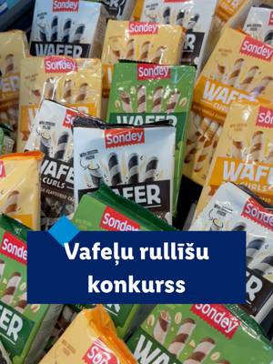 #KONKURSS 🧇✨ Kraukšķīga vafele un maigs, salds pildījums ir kombinācija, ar kuru nevar nošaut greizi. Piedalies konkursā un laimē gardos Sondey vafeļu rullīšus 70 € vērtībā! Lai piedalītos: 🔹 Seko mūsu TikTok kontam 🔹 Atzīmē komentārā draugu, kurš ir īsts saldummīlis 🔹 Nosūti šo video saviem draugiem 🏆 Uzvarētāju izlozēsim 30. septembrī. 📢 Konkursu rīko Lidl Latvija. #lidl #Lidllatvija #IrVērtīgi #fyp #latviantiktok