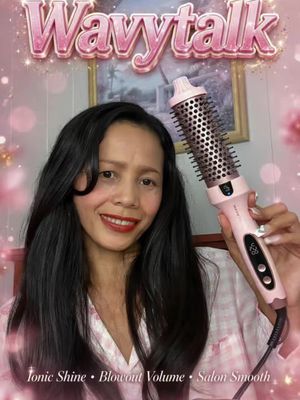 POV: you stopped paying $80 for a blowout 💇‍♀️✨ This inward-curling bouncy blowout was done at HOME with my @wavytalkofficial Blowout Boost Ionic Thermal Brush! The trick? Place it UNDER, roll INWARD, hold 3-5 sec at the ends. That’s it. Why I’m obsessed: ✨ Negative ions = zero frizz, glassy shine ✨ Adjustable heat = safe for my hair type ✨ Tucked-in ends that actually STAY  Salon blowout in minutes, no round brush wrestling  #wavytalkthermalbrush #wavytalk #thermalbrush ##hairtutorial #blowout 