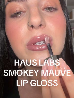 tiktok exclusive Haus Labs lip gloss shade “Smokey mauve”✨ it’s seriously the perfect cool toned lip @Haus Labs  #hauslabs #hauslabsbyladygaga #ladygaga #lipgloss #lipcombo 