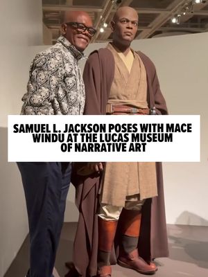⭐🪖 The Force was strong as Samuel L. Jackson reunited with his beloved Star Wars character, Mace Windu, at the Lucas Museum of Narrative Art, in a recent post shared to his Instagram. 🎥: Instagram/ @samuelljackson