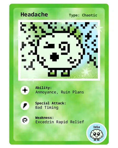 rare headache in mint condition