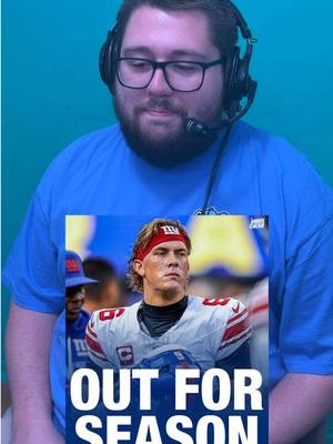 Jaxson Dart’s season is officially over  #nfl #giants #football #sports